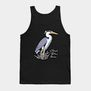 Blue Heron Tank Top